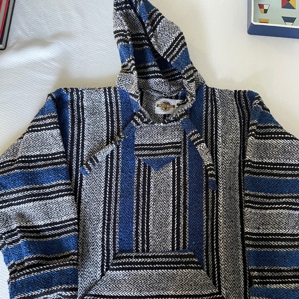 Baja pullover size medium, brand: Earth Ragz. Great condition.